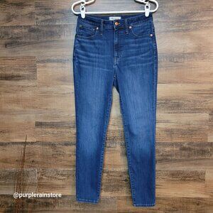 Madewell Jeans Size 27 Skinny Curvy High Rise Tummy Control Sussex Wash MB354